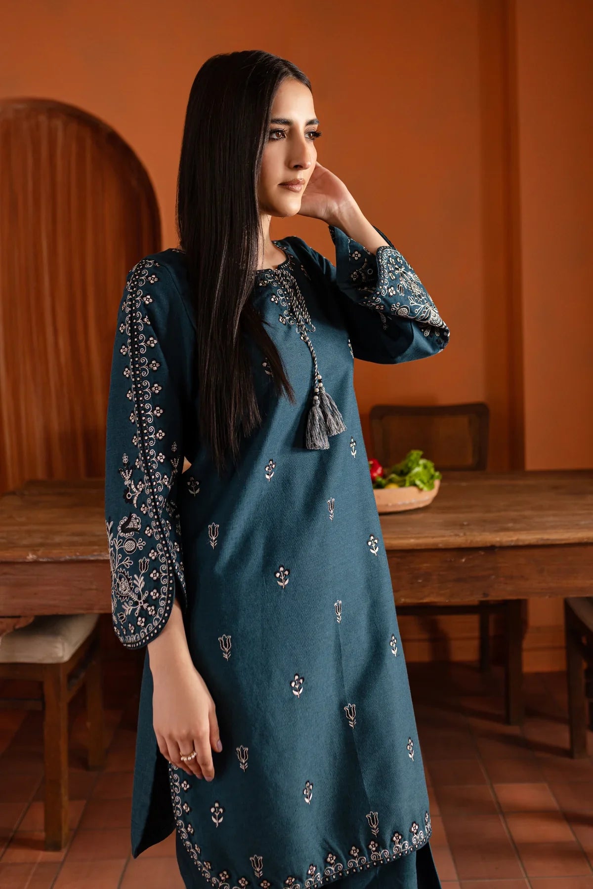 Zinc Beauty Embroidered Pima Lawn Dress