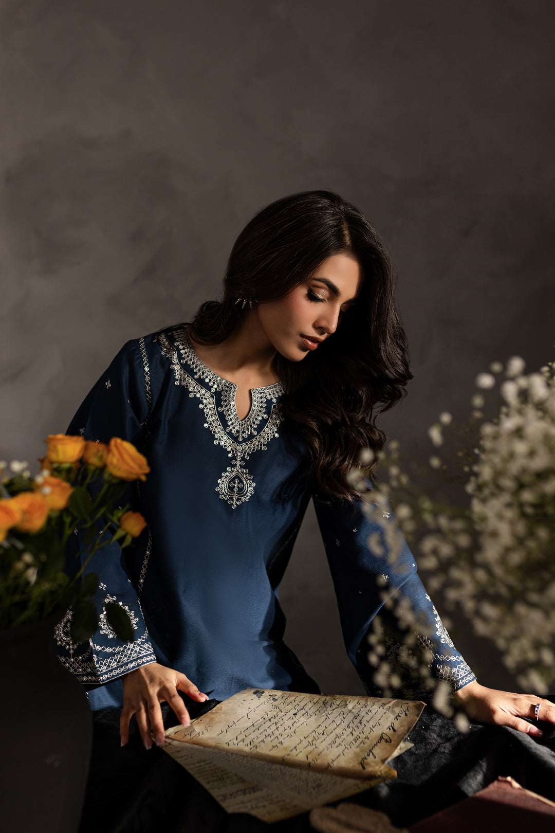 Jiya 2pc Embroidered dress