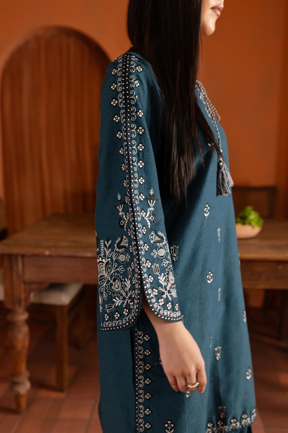 Zinc Beauty Embroidered Pima Lawn Dress