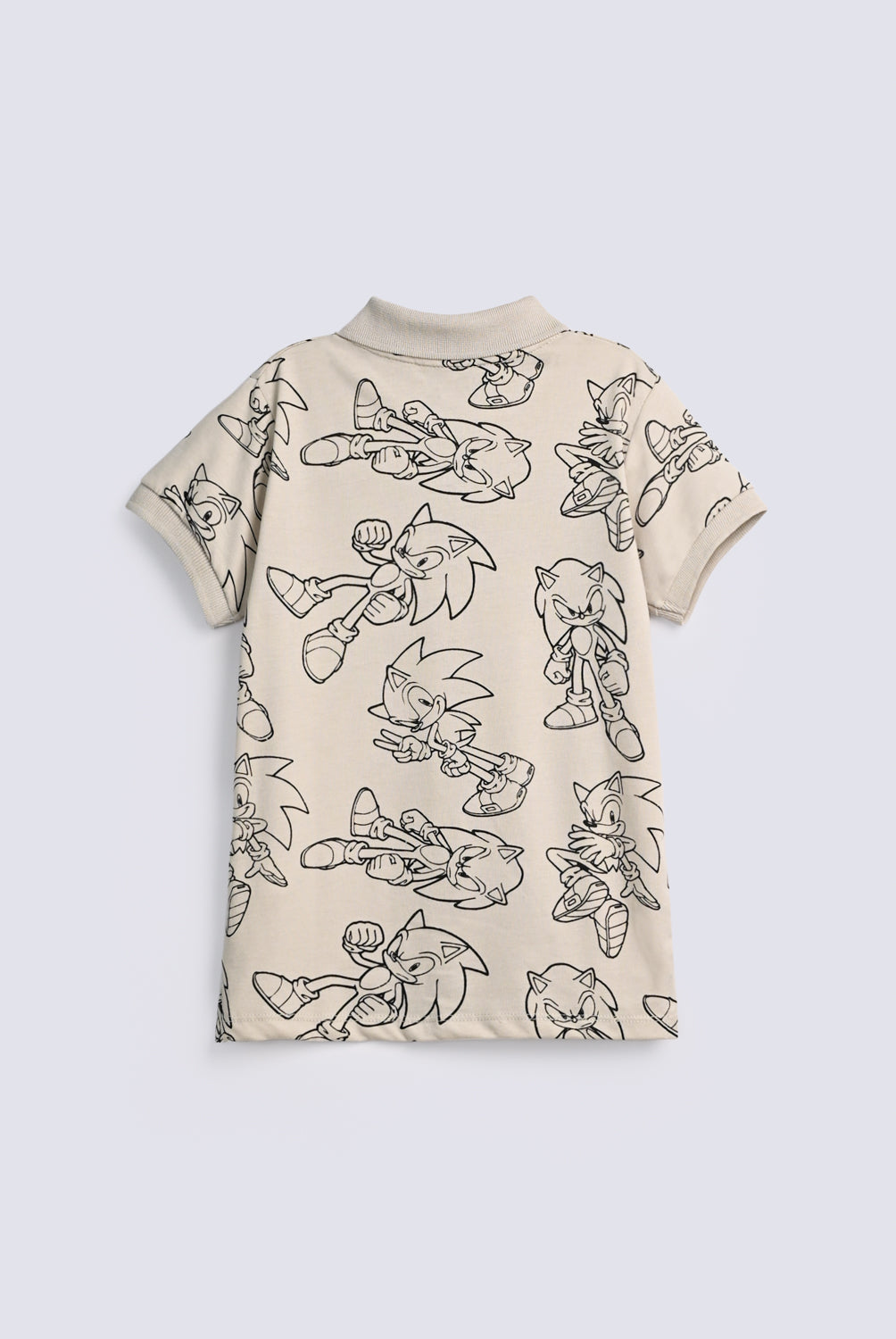 BOYS SONIC PRINTED POLO
