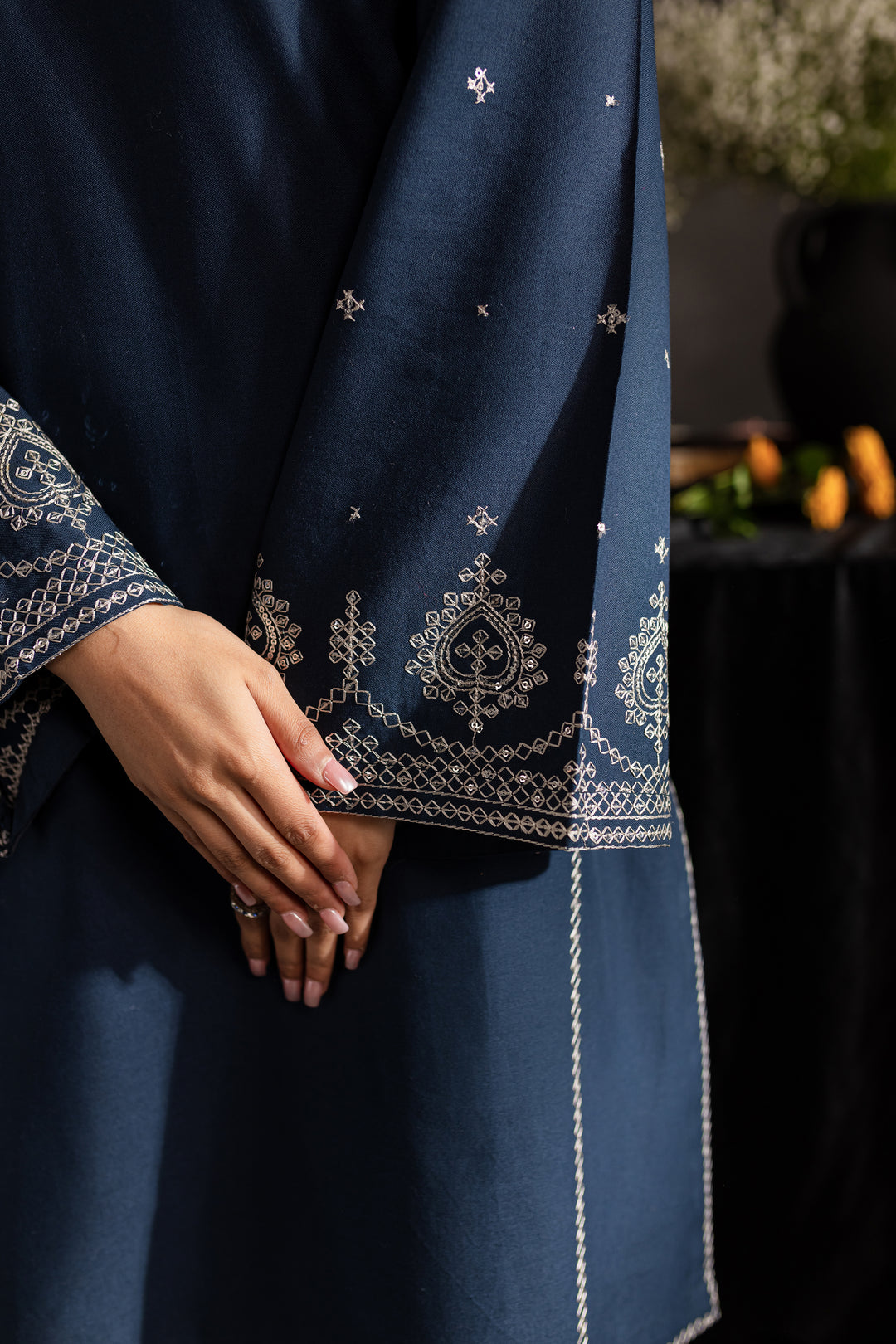 Jiya 2pc  Embroidered dress