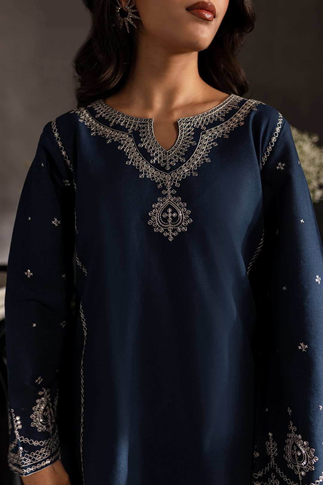 Jiya 2pc  Embroidered dress