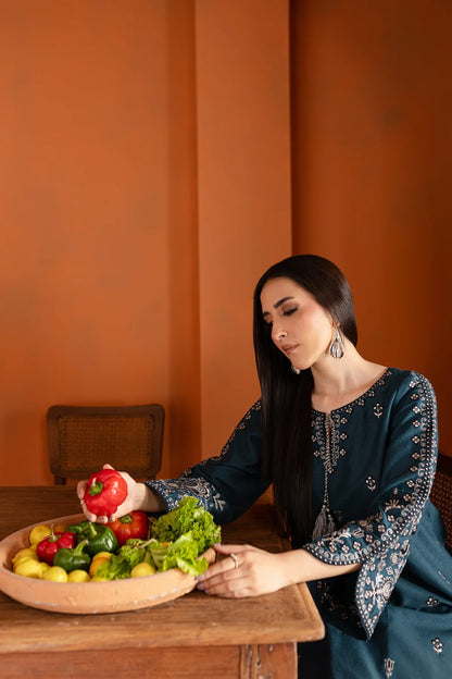 Zinc Beauty  Embroidered Pima Lawn Dress