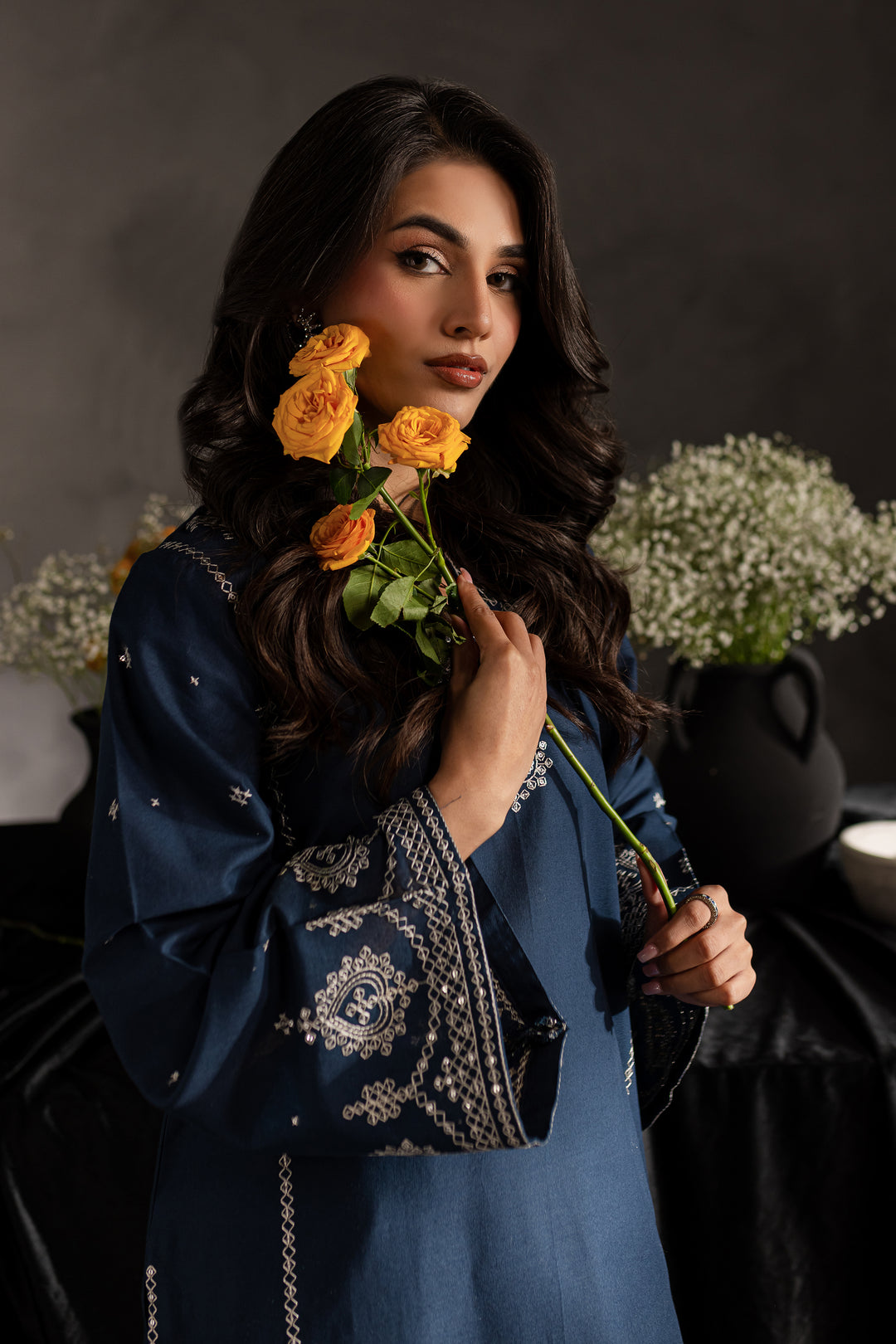 Jiya 2pc  Embroidered dress