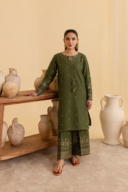 Imre 2Pc - Embroidered Pima Lawn
