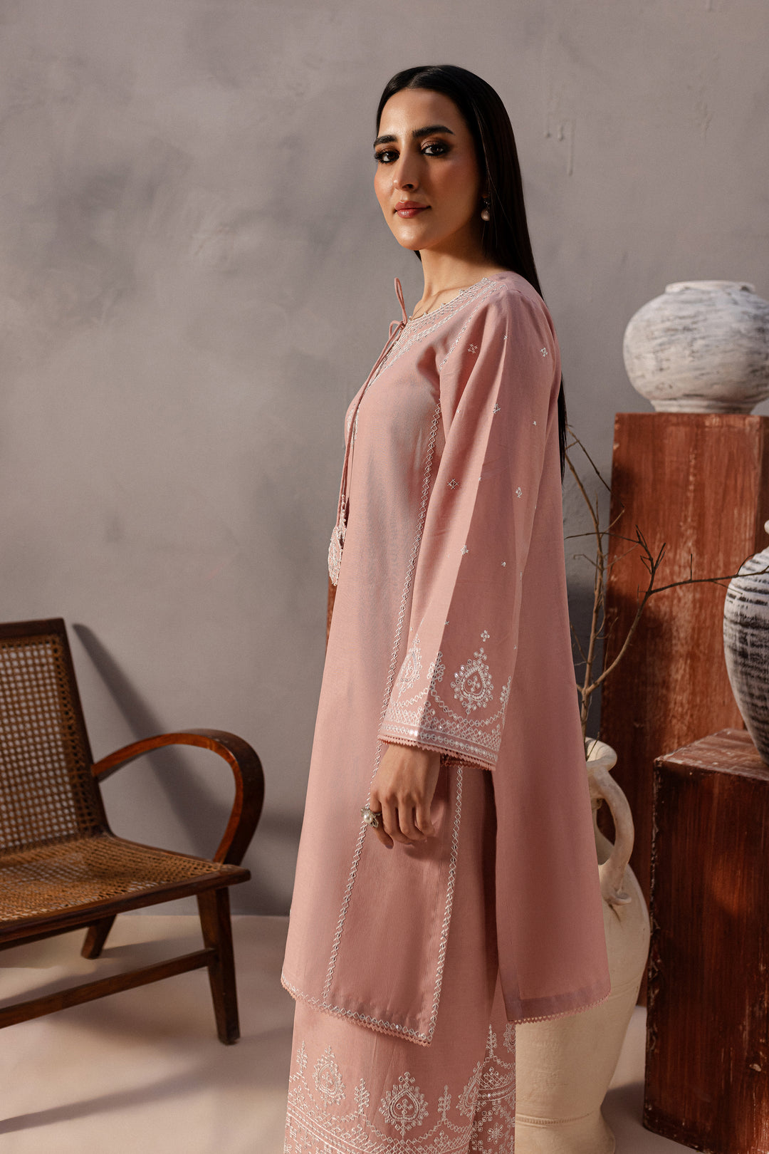 Cotton Candy 2Pc Embroidered Lawn Dress