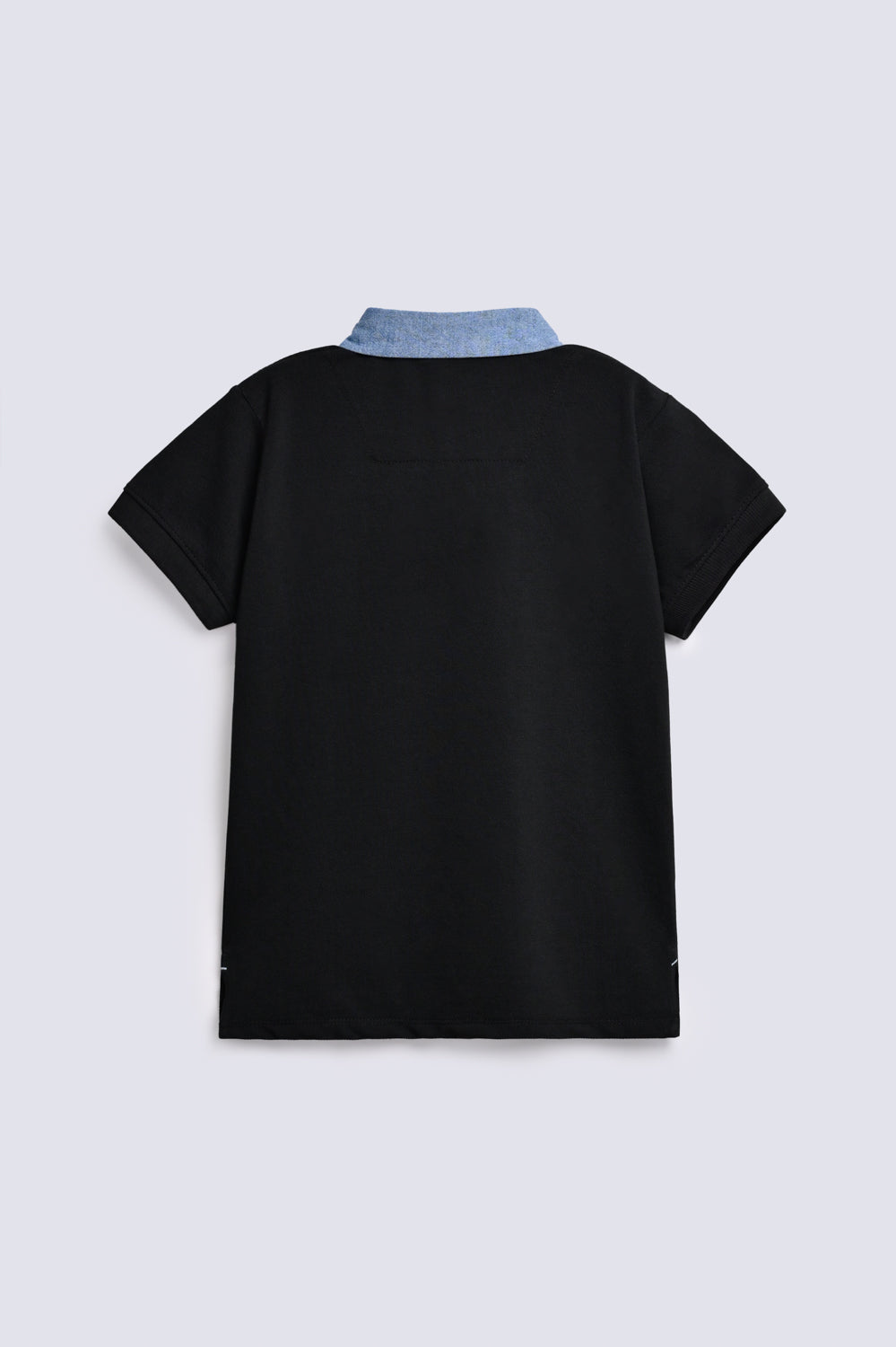 BOYS CONTRAST COLLAR POLO