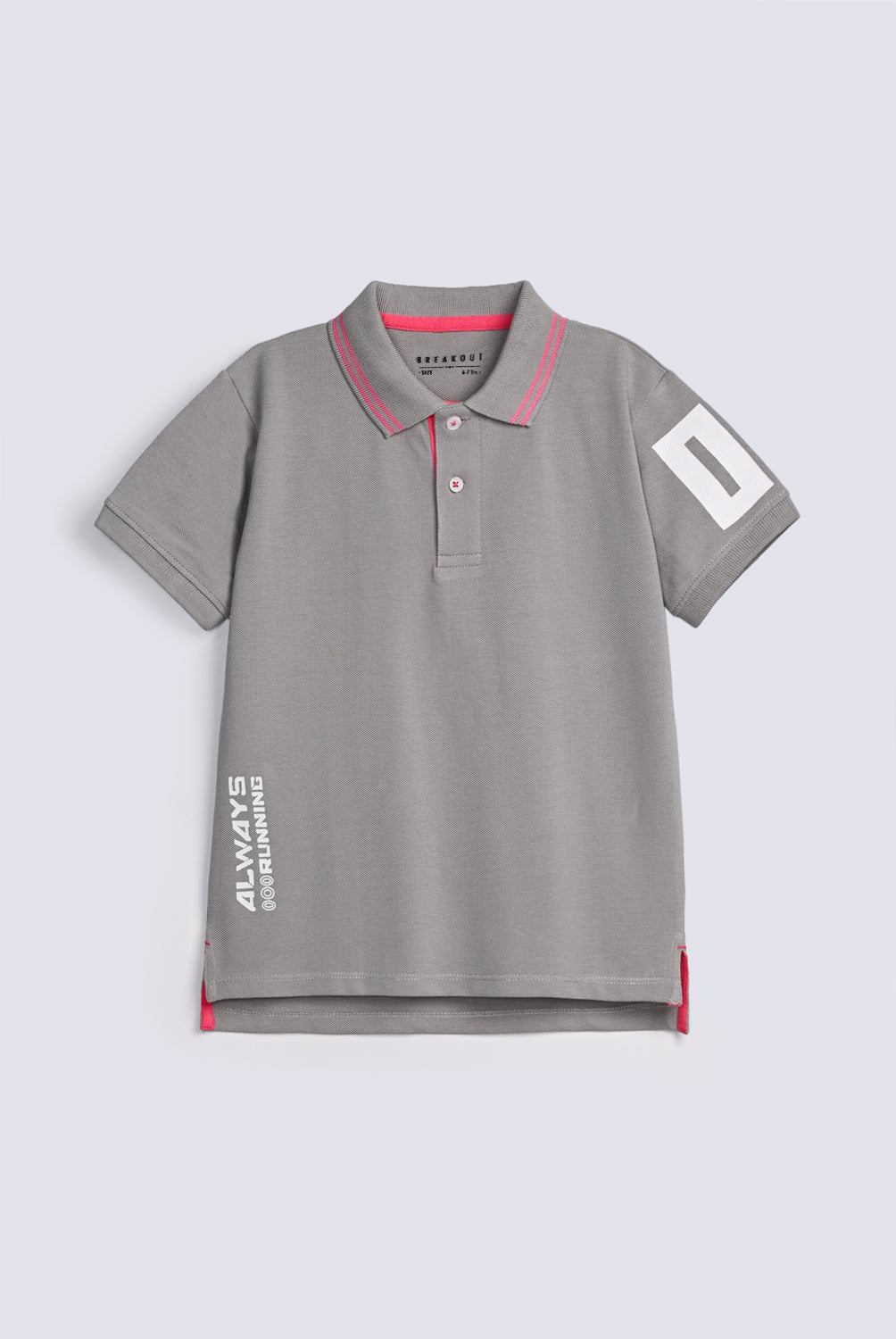 BOYS CONTRAST TRIM POLO