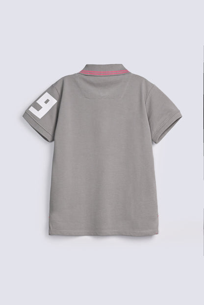 BOYS CONTRAST TRIM POLO