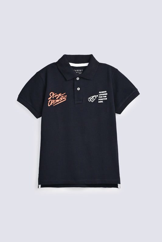 BOYS PRINTED POLO