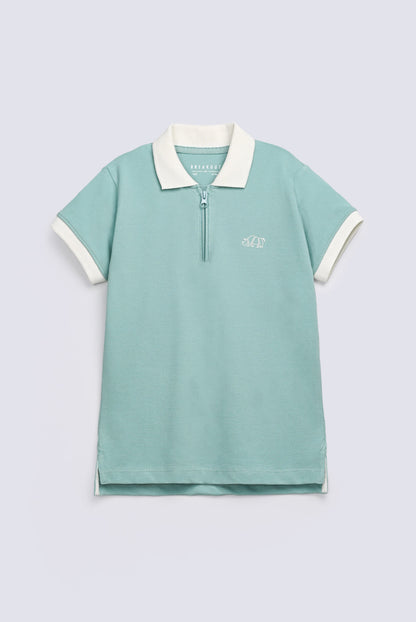 BOYS ZIPPER POLO