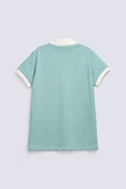 BOYS ZIPPER POLO