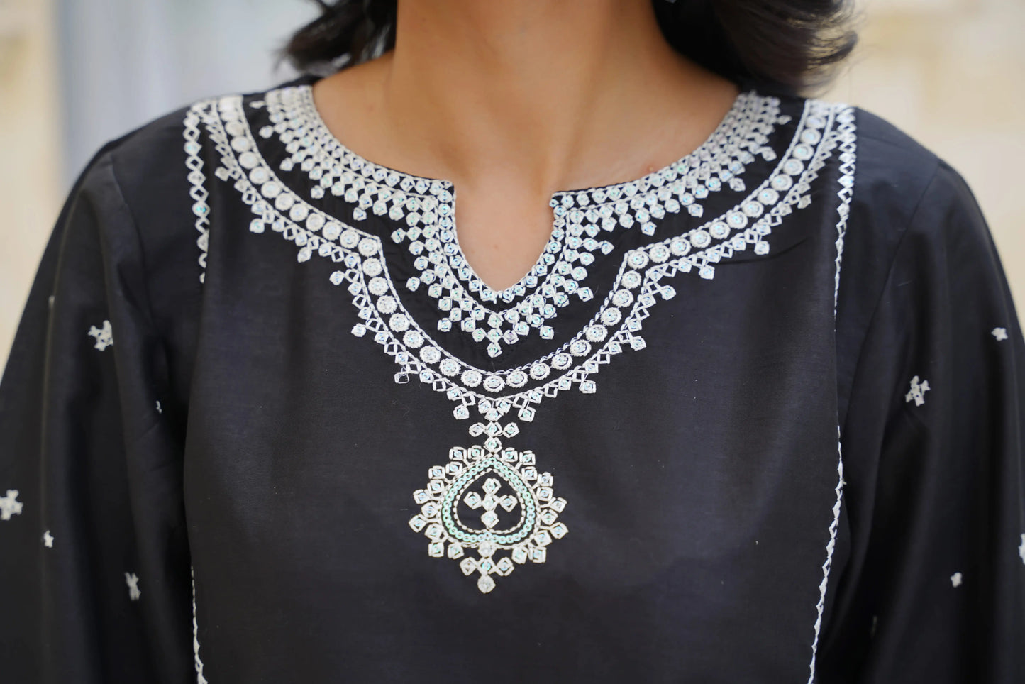 Zara 2pc Embroidered Dress