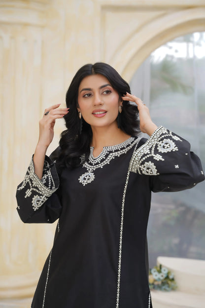 Zara 2pc Embroidered Dress