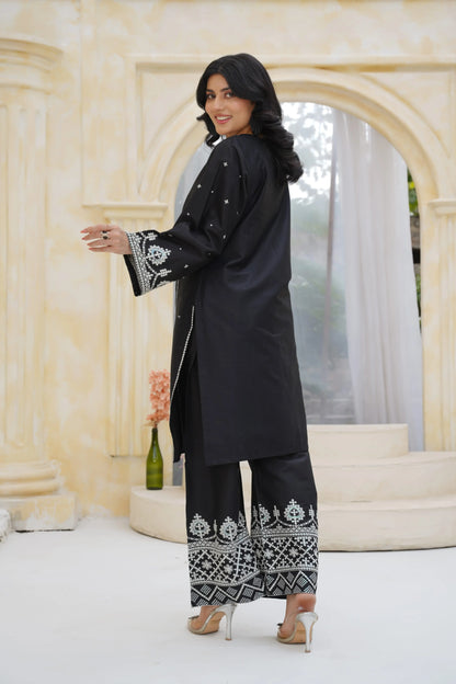 Zara 2pc Embroidered Dress