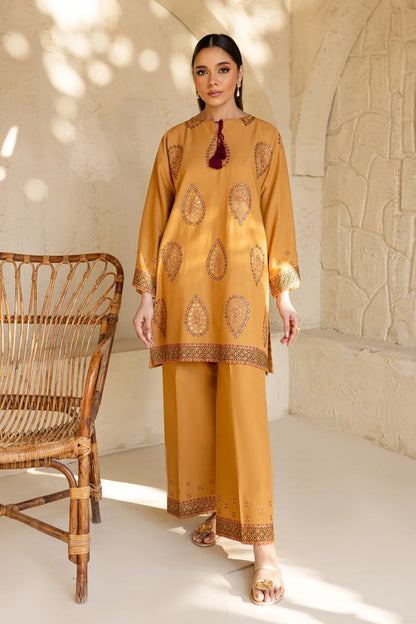 Zinnia 2Pc - Embroidered Pima Lawn Dress